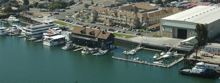 Aerial View of Marina Square Marina