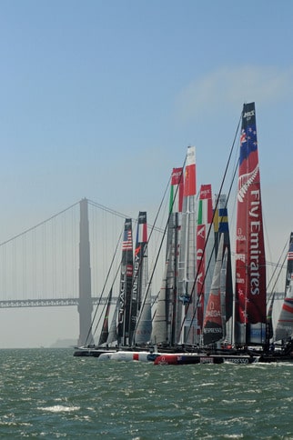 America's Cup World Series Starting Line