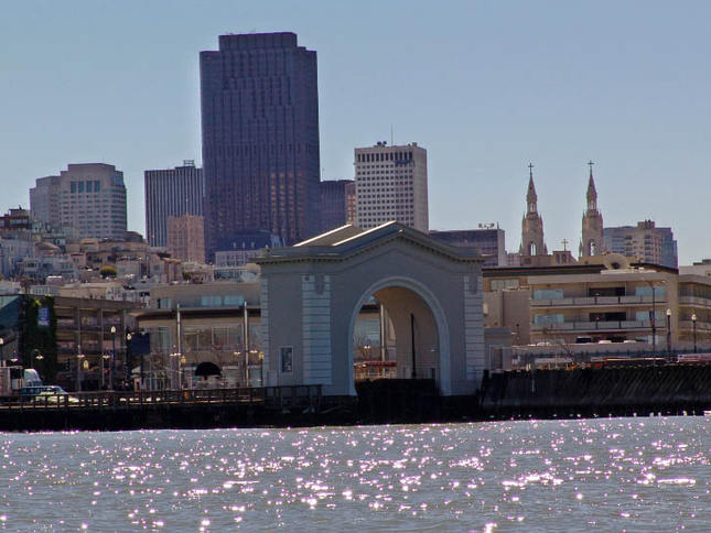 Arch on San Francisco Waterfront