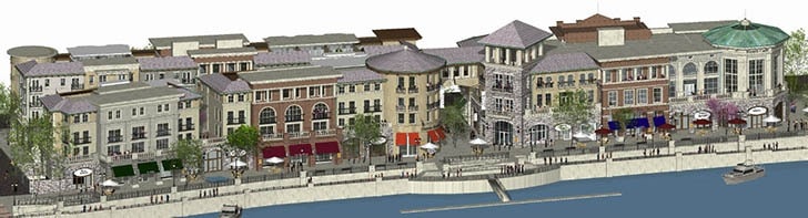 Artist's Rendering of Future Downtown Waterfront