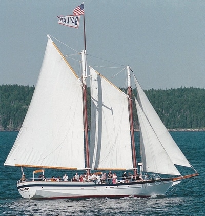 Rendezvous Charters, topsail schooner Bay Lady