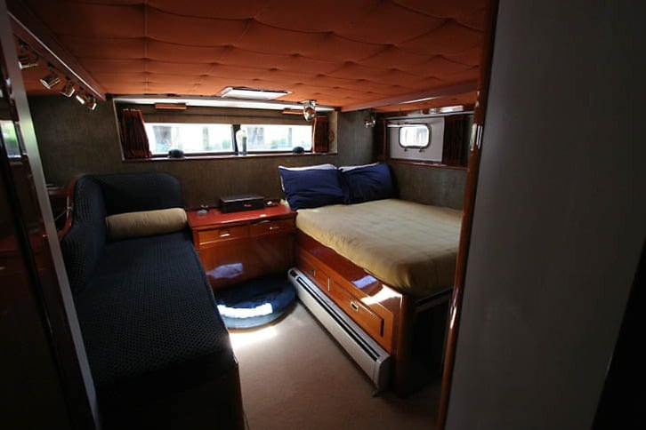 Cabin of a Classic Stephens Motoryacht