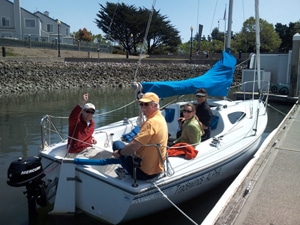 Sailing lessons in San Francisco with Tradewinds Sailing Club