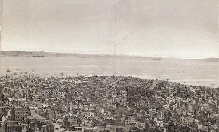 Early View North-East from Russian Hill