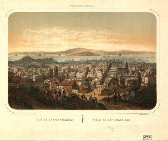 Early View Over San Francisco
