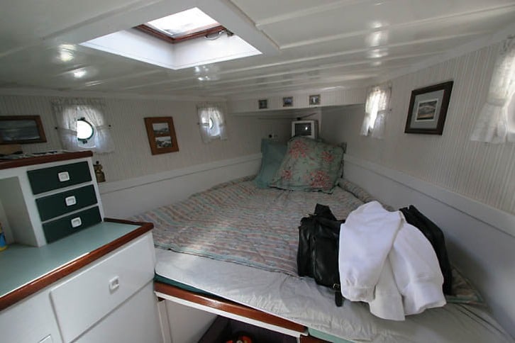 Forepeak Cabin of a Stephens Motoryacht
