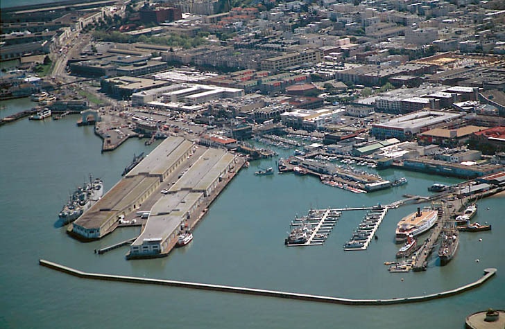 Hyde St. Pier and Fisherman's Wharf Aerial