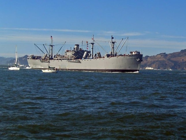 Jeremiah O'Brien Liberty Ship on San Francisco Bay