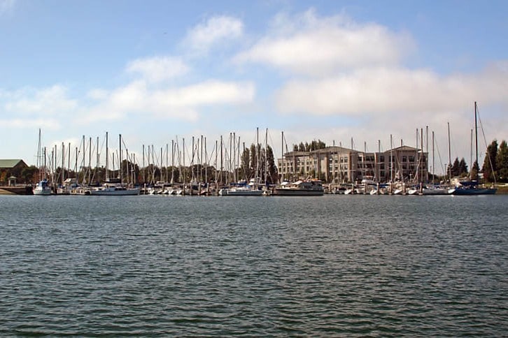 Marina Along the Oakland-Alameda Estuary