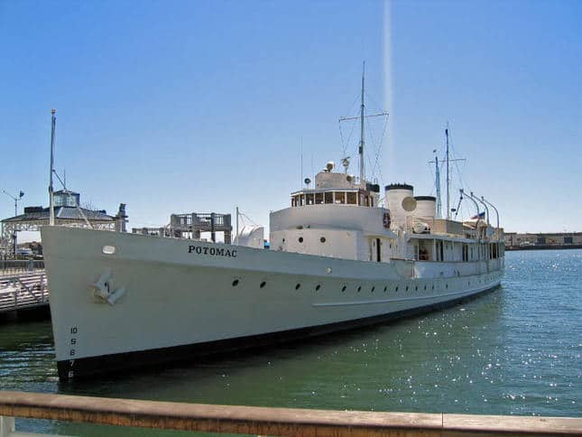 Potomac Classic Motoryacht Docked