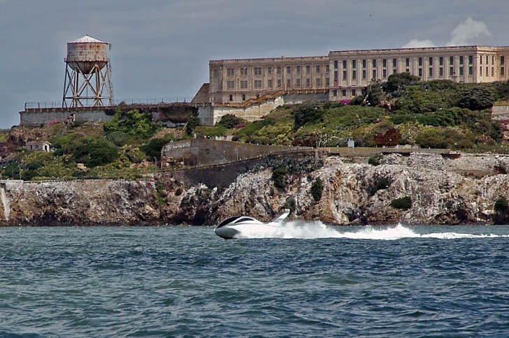 Russian-Built 'Ellips' Passes Alcatraz