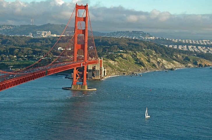 Sailboat Entering the Golden Gate