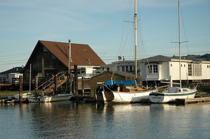 Sailboats at Greenbrae Boardwalk Homes