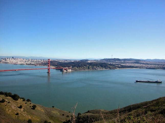 San Francisco from the Headlands