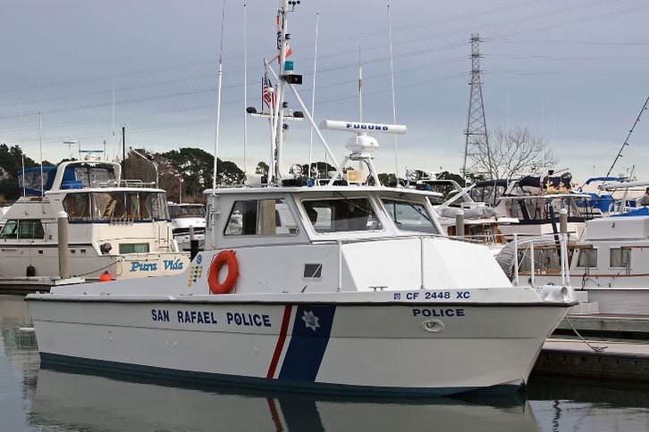 San Rafael Police Boat