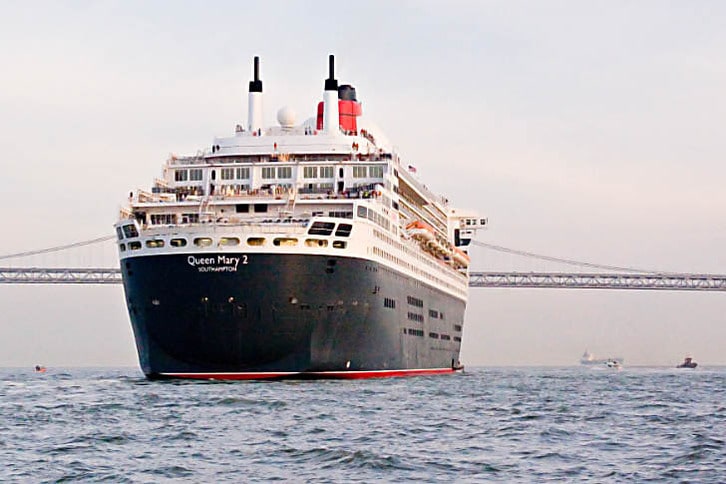 Stern of the Queen Mary 2