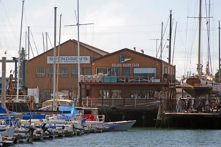 Svendsen's Boatyard and the Island Yacht Club