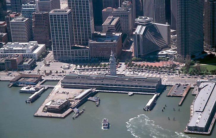 The Ferry Building Aerial