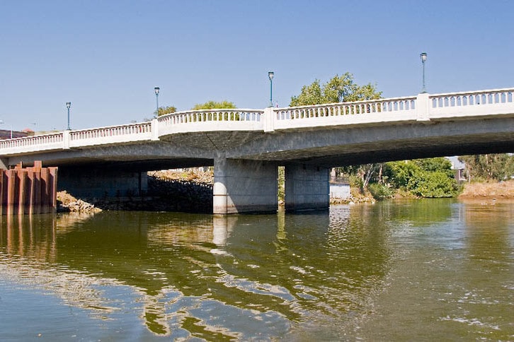 The Third Street Bridge Marks the Effective End of the Navigable River