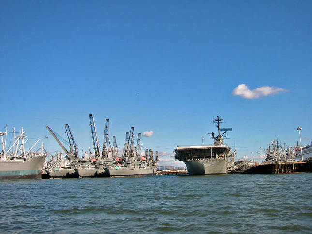 WWII Ships in Alameda