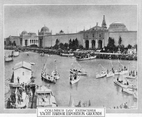 Yacht Harbor at Panama Pacific Exposition