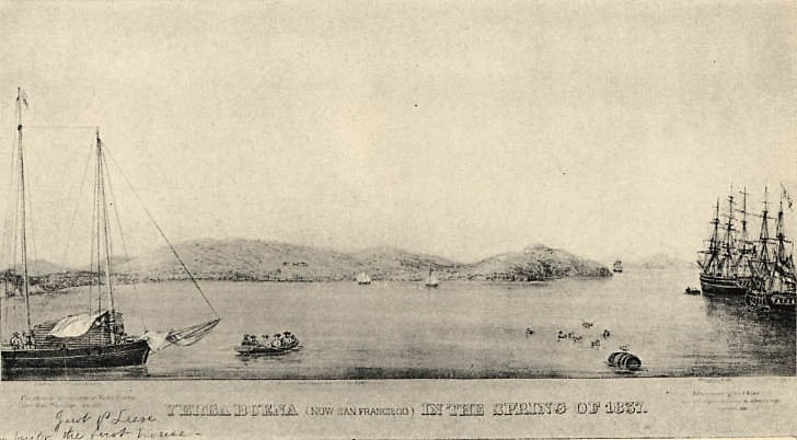 Yerba Buena (now San Francisco) in the Spring of 1837